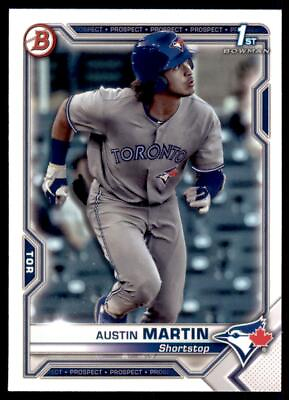#ad 2021 Bowman Prospects Paper Base #BP 87 Austin Martin Toronto Blue Jays $7.99