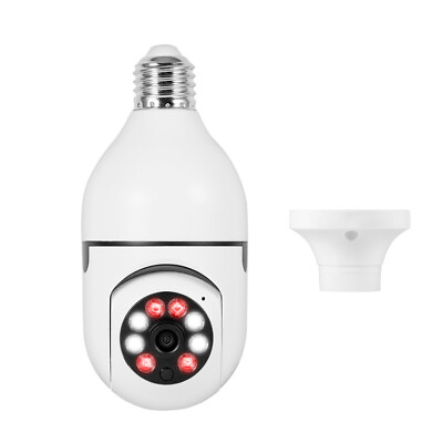 #ad #ad Wireless Security 360° 1080P IP E27 Light Bulb Camera Wi Fi IR Night Smart Home $12.52