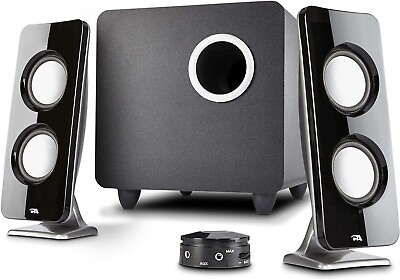 #ad 2.1 PC Computer Speakers Audio Music System Subwoofer Movies Gaming Multimedia $79.90