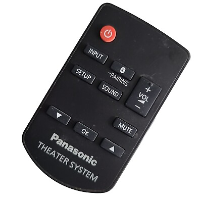 #ad Panasonic N2QAYC000098 Theater System Remote Control Soundbar TESTED WORKS $12.87