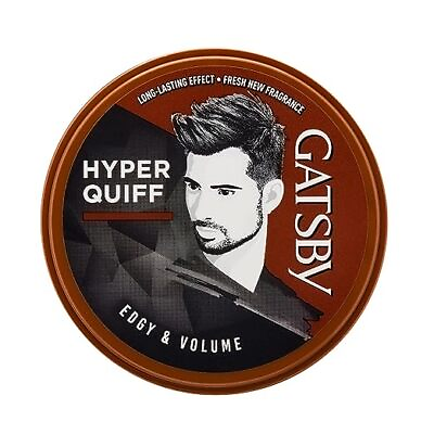 #ad Gatsby Hair Styling Wax Edgy amp; Volume For Hyper Quiff Style 75gm for Men $15.34