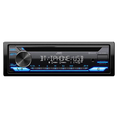 #ad JVC KD TD72BT Single DIN Car CD Receiver with Built In Bluetooth and iPod iPhone $89.00