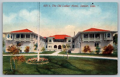 #ad Postcard The Old Ladies Home Denver Colorado CO VTG c1960 E15 $4.49