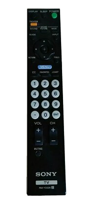 #ad Genuine Original Sony RM YD026 TV Theater Sound Remote w Battery Cover. $14.99