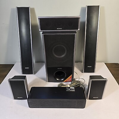 #ad Sony Home Theater SS Speaker System SS TS82 Subwoofer SS TS80 TS80 SA100WR $96.99