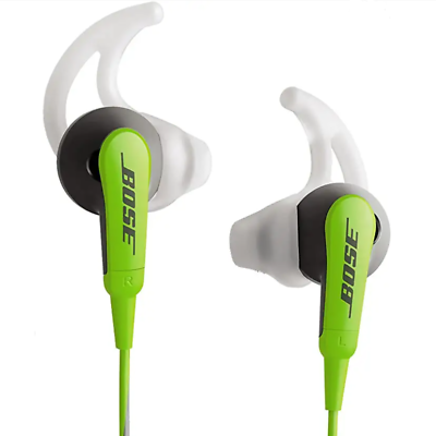#ad Bose SoundSport Wired 3.5mm Jack EarPhones In ear Headphones Green Android ONLY $38.00