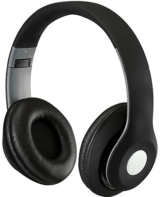 #ad iLive Wireless Bluetooth On Ear Headphones w Mic Black $16.75