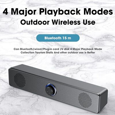 #ad Home Theater Sound System Bluetooth Tv Speaker 4d Surround Subwoofer Soundbar $46.24