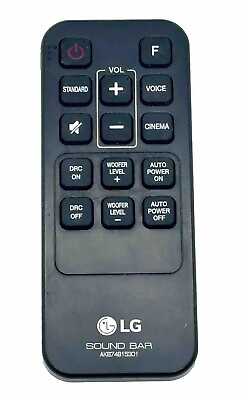 #ad LG Genuine OEM AKB74815301 Sound Bar Remote Control TESTED SHIPS FAST L@@K $6.49