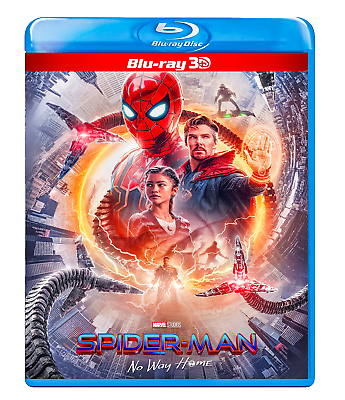 #ad Spider Man: No Way Home 3D Blu Ray Movie Slipcover Disc Without Slip $10.99