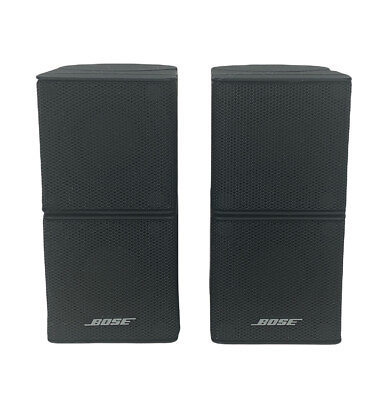 #ad VGC Bose Lifestyle Black Surround Sound Audio Swivel Cube Speakers $59.00