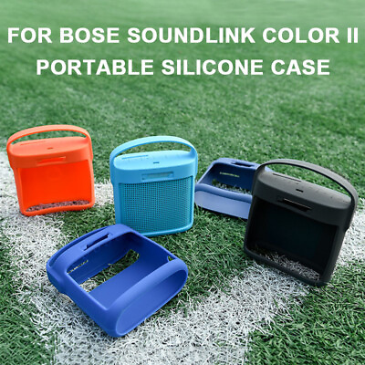 #ad Silicone Case For BOSE Soundlink Color II Blue tooth Speaker Protective Cover $14.48
