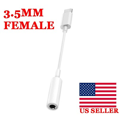 #ad Samsung Audio jack Headphone Adapter Cable Type C male to 3.5mm converter $11.99