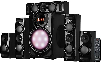 #ad beFree 5.1 Ch Surround Sound Wired Speaker System Reconditioned w Warranty BT $98.95