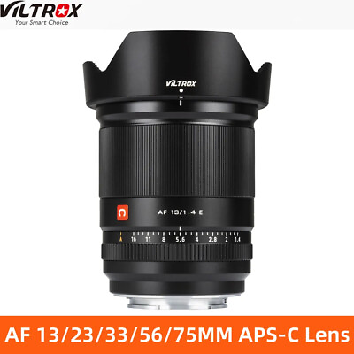 #ad Viltrox 13mm 23mm 33mm 56mm F1.4 Auto Focus Wide Angle Lens APS C for Sony E $299.00