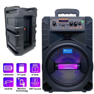 #ad Wireless Portable FM Bluetooth Speaker Subwoofer Heavy Bass Sound System Party $36.89