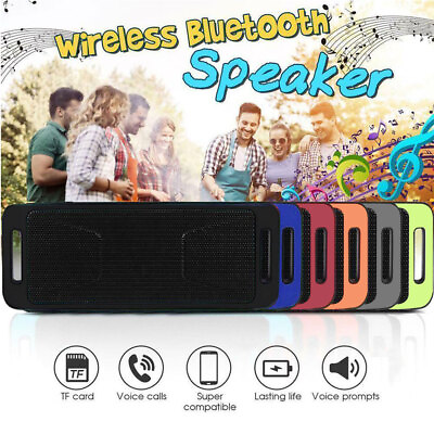 #ad #ad WIRELESS BLUETOOTH SPEAKER PORTABLE HIGH BASS INDOOR OUTDOOR STEREO LOUDSPEAKER $10.99