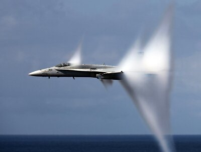#ad NAVY HORNET BREAKING THE SOUND BARRIER 8.5 X 11 PHOTO $11.95