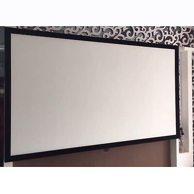 #ad 135 Inch Fixed Aluminum Frame Projector Screen Home Theatre HD TV Projection US $137.75