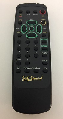#ad Sat Sound Remote Control $6.29