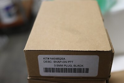 #ad New Motorola Kit # NKN6525A Snap On PTT 3.5mm Plug Black $19.99