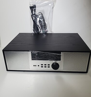 #ad #ad TIAMBOY Vintage Home CD Stereo System 40W RMS Shelf System w Bluetooth TB 816 $34.99