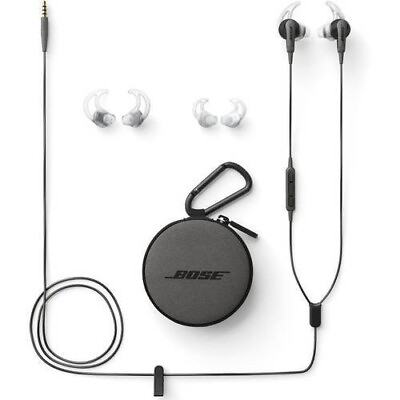 #ad NewSealed Bose SoundSport In Ear Headphones 3.5mm jack Charcoal amp;Travel case $499.99