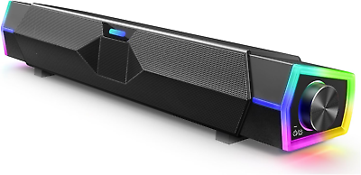 #ad Bluetooth Computer Speakers PC Gaming Speaker Soundbar Wired USB Powered Monit $26.88