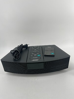 #ad Bose Wave Radio AM FM Alarm Clock Model AWR1 1W with Control tested working $74.99