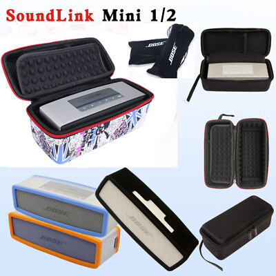 #ad Silicone Travel Carry Cover EVA Case For Bose SoundLink Mini SpeakerFlannel Bag $9.85