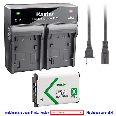 #ad Kastar Battery Rapid Charger for Sony Genuine NP BX1 amp; Sony Type X Battery $15.99