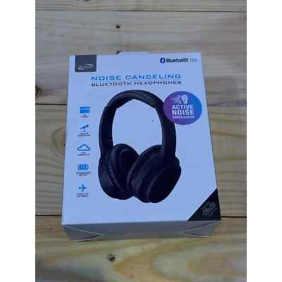#ad iLive Bluetooth Active Noise Cancellation Headphones IAHN40 Black $40.00