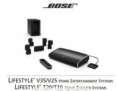 #ad Bose Lifestyle V35 V25 T20 T10 Owner’s Guide Manual $12.88