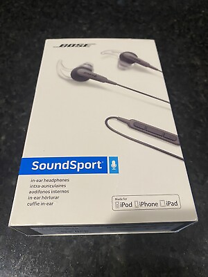 #ad Bose SoundSport SiE2i In Ear IE Headphones for Apple 3.5mm Charcoal $319.99