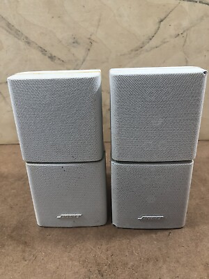 #ad Bose Double Cube Speakers Lifestyle Acoustimass White TESTED READ Description $55.99