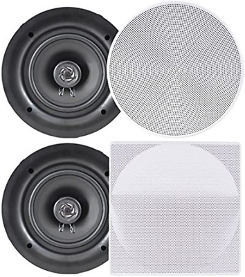 #ad Ceiling Speakers Stereo Home Theater Speakers in Wall Speakers Flush Mount $73.99