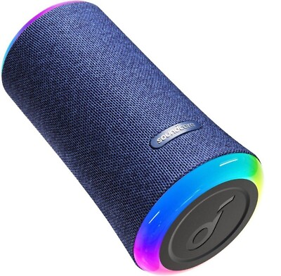 #ad Soundcore Flare 2 Bluetooth Speaker Outdoor LED Party Speaker 360° Sound IPX7 $41.99
