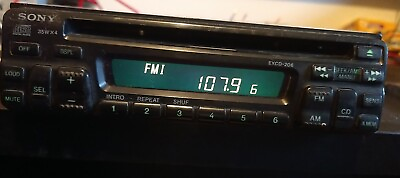 #ad Old School SONY Car Radio 35Wx4 EXCD 206 Doesn#x27;t Play Discs $24.99
