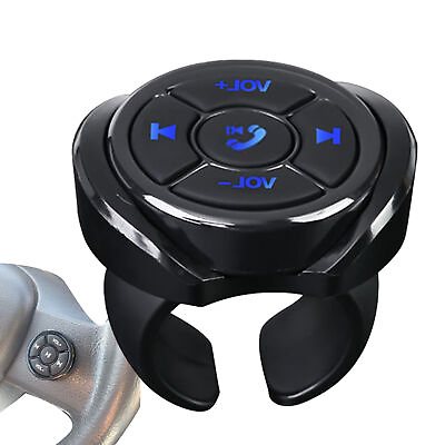 #ad Wireless Media Button Remote Controller Car Motorcycle Steering Wheel MP3 Play $15.99