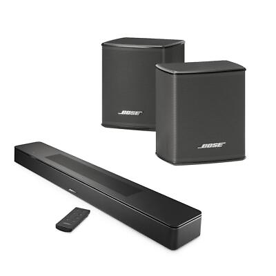 #ad Bose Smart Soundbar 600 with Wireless Surround Speakers Pair #873973 1100 A $898.00