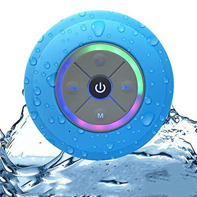 #ad Wireless Bluetooth Speaker IPX4 Waterproof with Sucker for Shower Room Bathroom $10.99