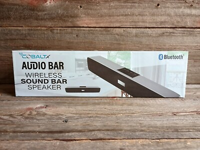 #ad CobaltX Sound Bar Wireless Speaker New in Box Bluetooth $21.00