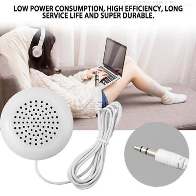 #ad NEW Pillow Speakers Pair Stereo Mini 3.5mm Plug For Mobile US Tablet CD MP4 SALE $1.67
