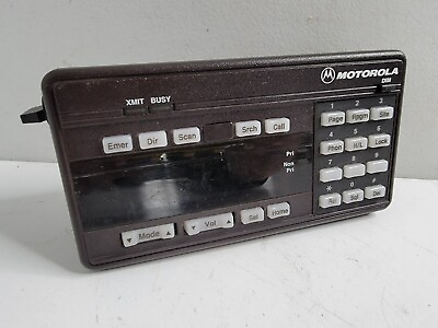 #ad Motorola Kit Systems 9000 2 Way Radio Head Control Brown Plastic Corner Blemish $14.69