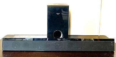 #ad Sharp Aquos Full Range Speaker System Sound Bar Audio amp; Subwoofer $115.00