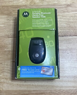 #ad MOTOROLA Portable Bluetooth Hands Free Speaker T305 Model #98783H New in Box $44.99