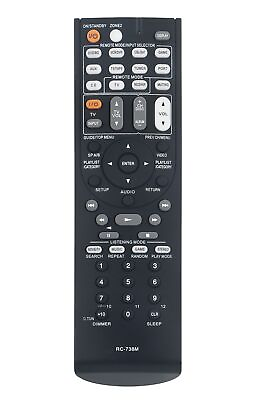 #ad RC 738M Replaced Remote Control Compatible with Onkyo Home Theater A V AV Rec... $21.58
