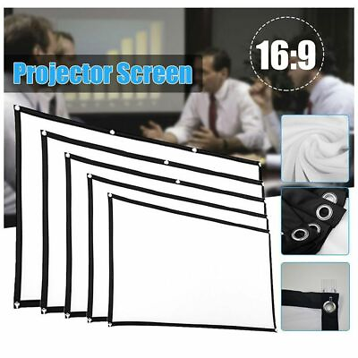 #ad 60quot; 150quot; Foldable Projector Screen 16:9 HD Outdoor Home Cinema Theater 3D Movie $30.95