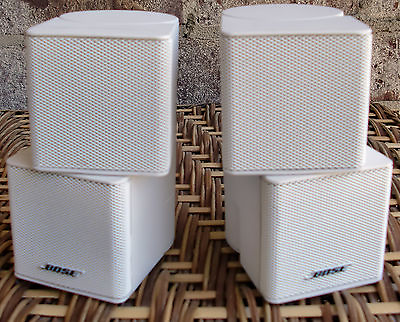 #ad Set of 2 Bose Jewel Double Cube Speakers White $139.99