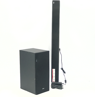 #ad LG Wireless Speaker System SK4D Soundbar and SPK5B W Subwoofer #U7160 $76.99